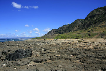 Image showing Lava at the beach