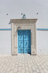 Image showing Blue door