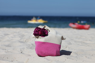 Image showing beach bag