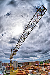 Image showing construction crane