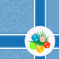 Image showing Background with christmas balls