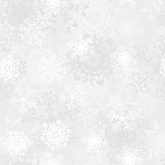 Image showing Seamless Snowflake Pattern