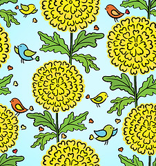 Image showing Decorative colorful funny seamless pattern
