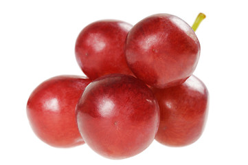 Image showing Bunch of red grapes