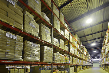 Image showing Indoor warehouse