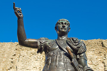 Image showing Emperor Trajan Statue