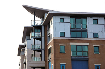 Image showing Isolated Modern Apartments