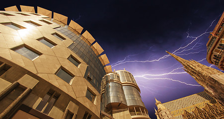 Image showing Old and modern Architecture of Vienna, Austria