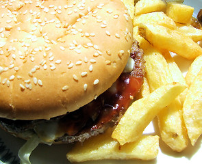 Image showing Cheeseburger