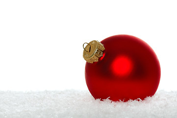 Image showing Red baubles