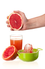 Image showing Grapefruit juice