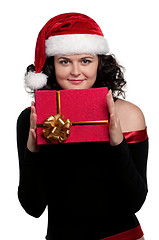 Image showing Christmas girl