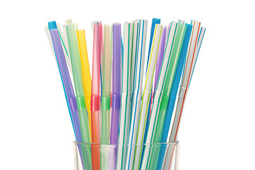 Image showing Cocktail straws