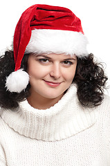 Image showing Christmas girl