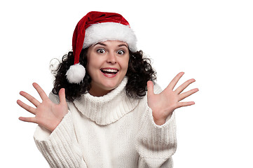 Image showing Christmas girl