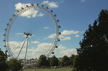 Image showing London Eye Full View