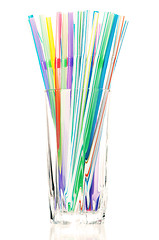 Image showing Cocktail straws