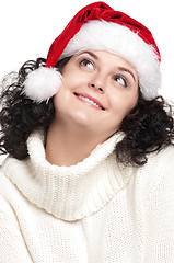 Image showing Christmas girl