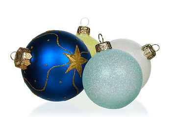 Image showing Set of baubles