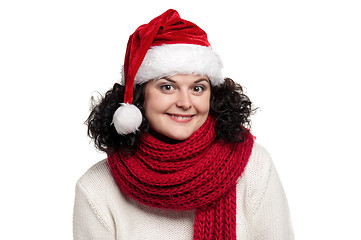 Image showing Christmas girl