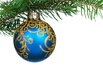 Image showing Christmas baubles