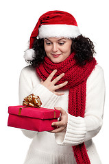 Image showing Christmas girl