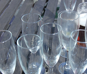 Image showing Empty Glasses