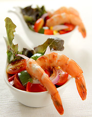 Image showing Prawn cocktail salad