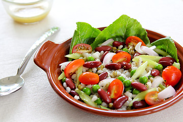 Image showing Beans & grains salad