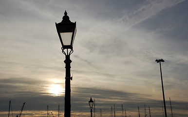 Image showing Harbour Lights