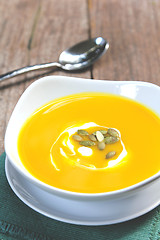 Image showing Pumpkin soup