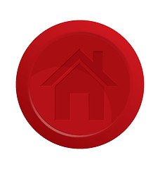 Image showing Home red button