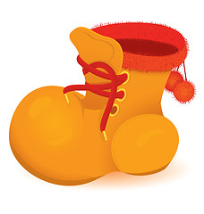 Image showing Orange boot 