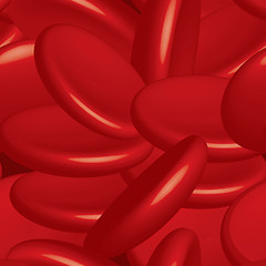 Image showing Blood cells seamless 