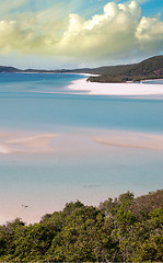 Image showing Wonderful colors of Whitsunday Islands on winter season, Austral