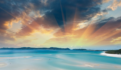 Image showing Wonderful colors of Whitsunday Islands on winter season, Austral