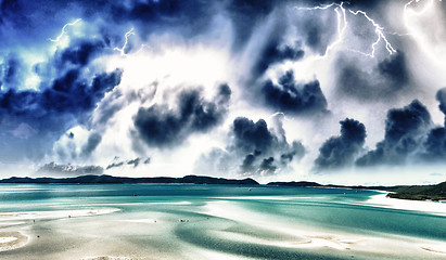 Image showing Wonderful colors of Whitsunday Islands on winter season, Austral