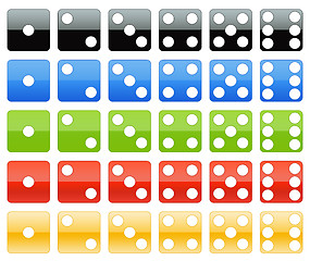 Image showing Dice collection