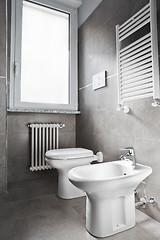 Image showing White toilette