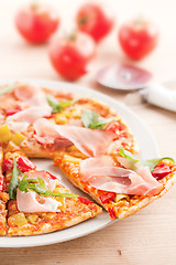 Image showing pizza on plate