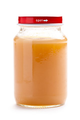 Image showing glass jar of baby food