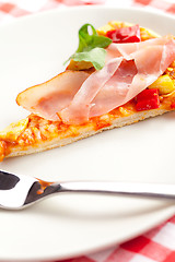 Image showing pizza on plate