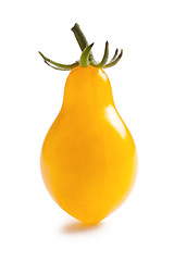 Image showing yellow tomato on white background