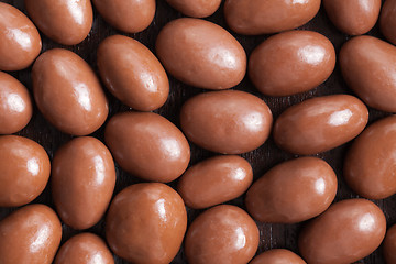 Image showing almonds in chocolate