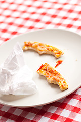 Image showing pizza crusts