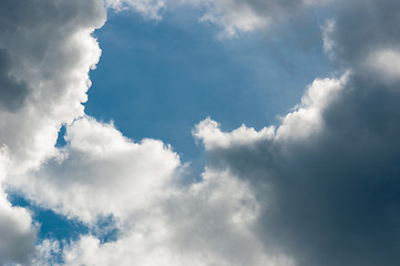 Image showing Clouds on the sky