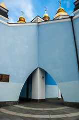 Image showing Church in blue colors