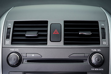 Image showing Closeup photo of car interiors
