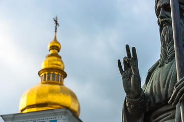 Image showing Church in blue colors