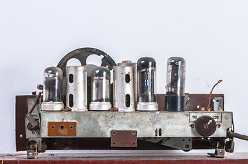 Image showing Part of an old communication device